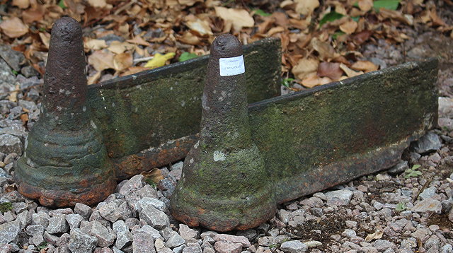 Appraisal: A PAIR OF OLD CAST IRON BOOT SCRAPERS each approximately