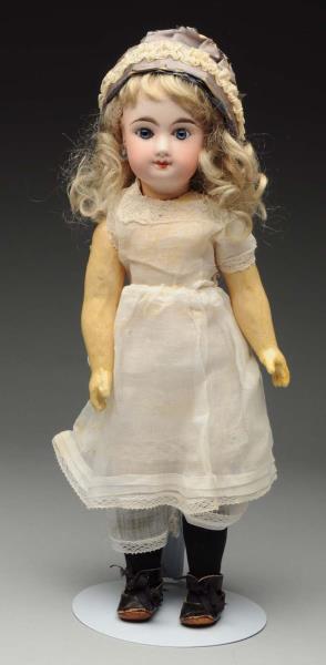 Appraisal: Pretty French Bisque Child Doll Socket head incised Eden Bebe