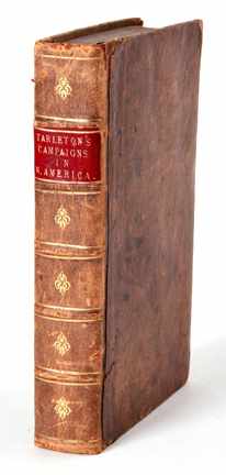 Appraisal: Rare leatherbound book Tarleton's - campaign in the South Tarleton