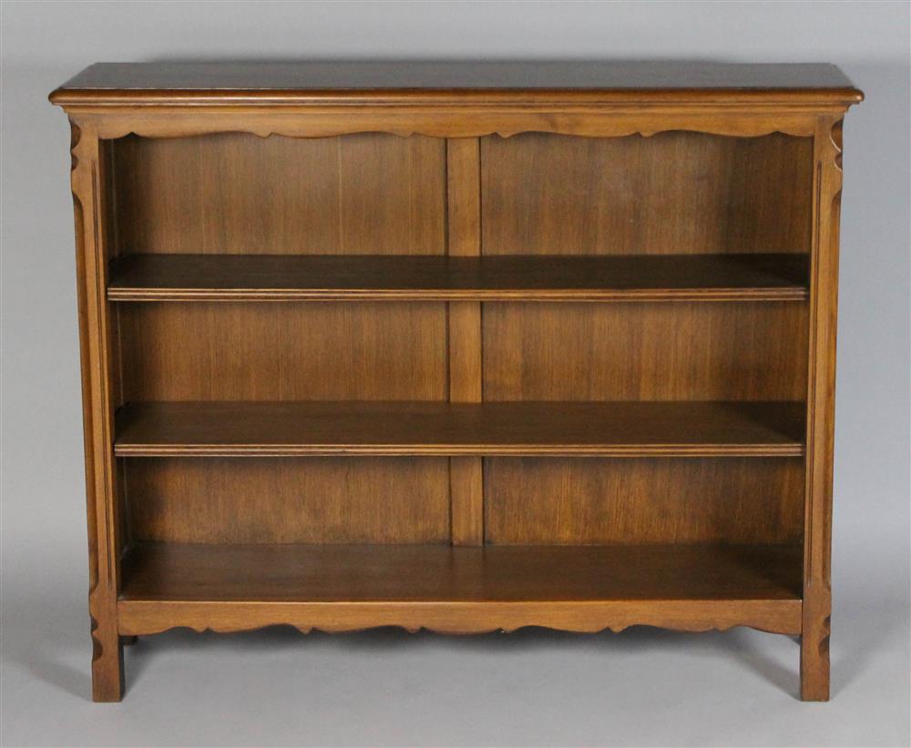 Appraisal: CONTEMPORARY DUTCH OAK BOOKCASE having a molded rectangular top with