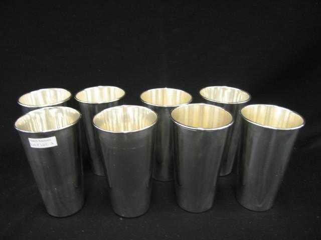 Appraisal: Sterling Silver Tumblers tall by Fabian Mexican designer troy ounces