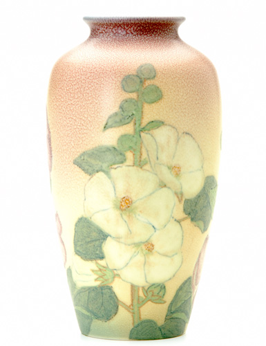 Appraisal: ROOKWOOD Wax Matt vase beautifully painted by Kataro Shirayamadani with