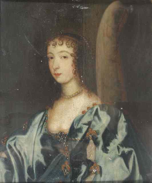 Appraisal: Circle of Anthony Van Dyck - Queen Henrietta Maria oils