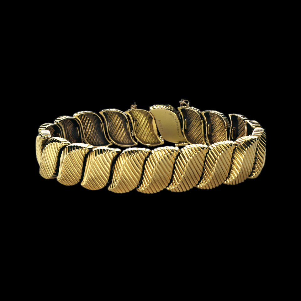 Appraisal: Van Cleef Arpels French k Yellow Gold Bracelet g