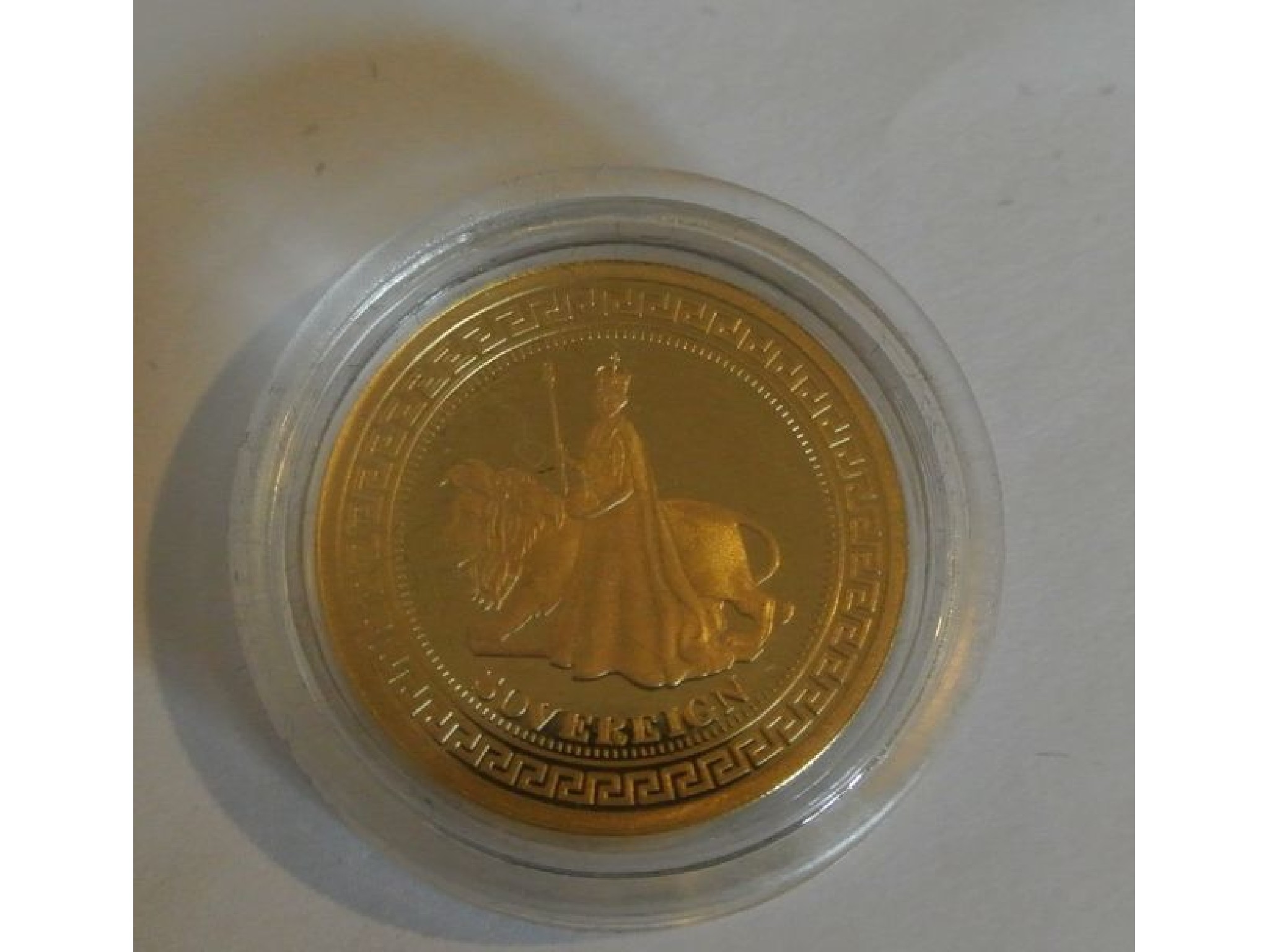 Appraisal: A Tristan da Cunha ct Gold Sovereign Proof The Elizabeth