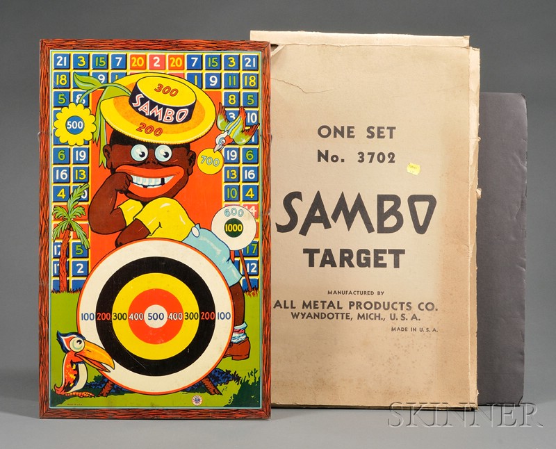 Appraisal: Boxed Wyandotte Toys Sambo Target No by All Metal Products