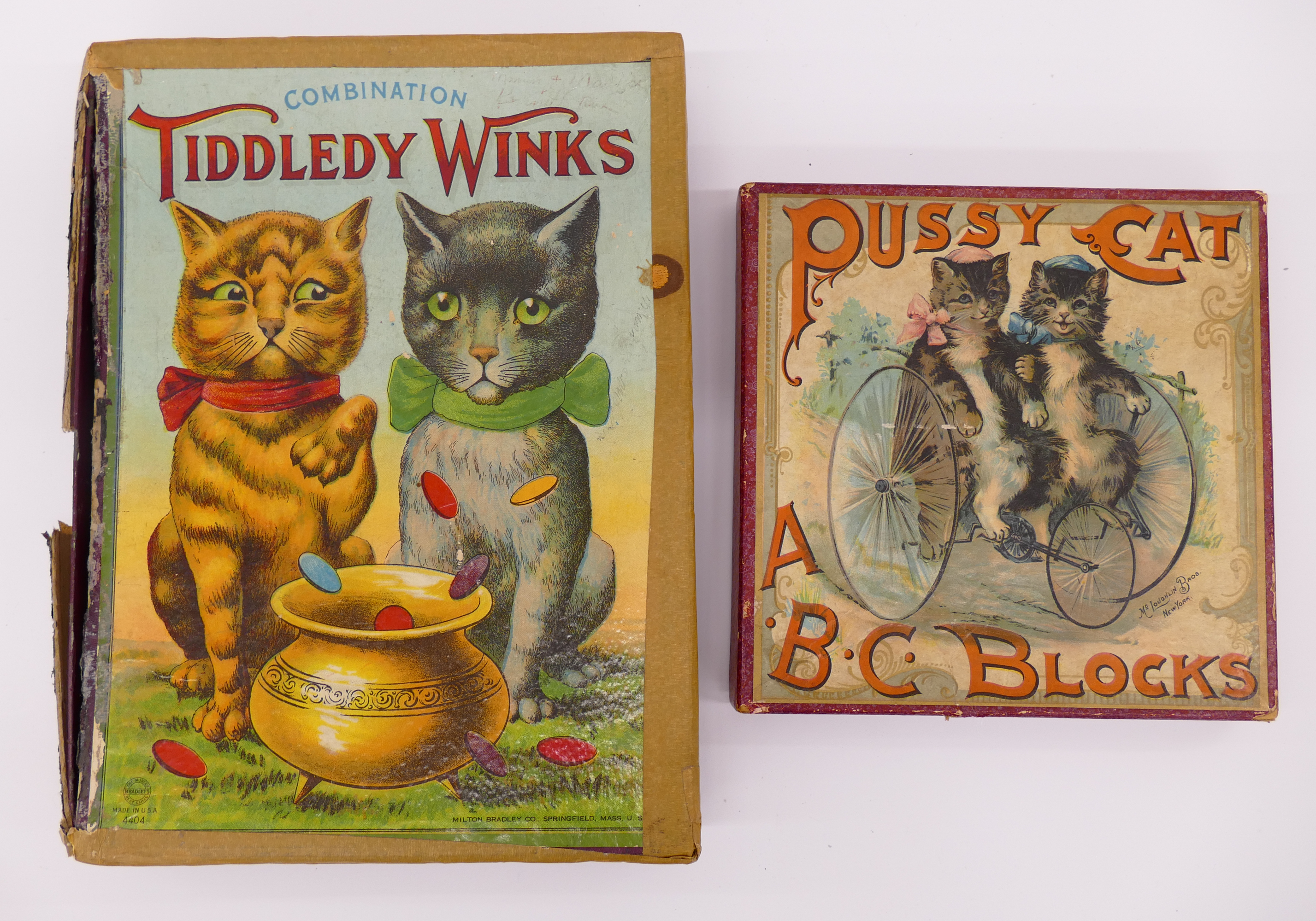 Appraisal: Box Antique Toy Game Boxes