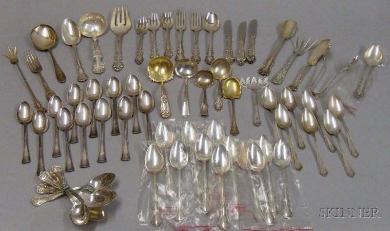 Appraisal: Large Group of Mostly Sterling Silver Flatware including a set