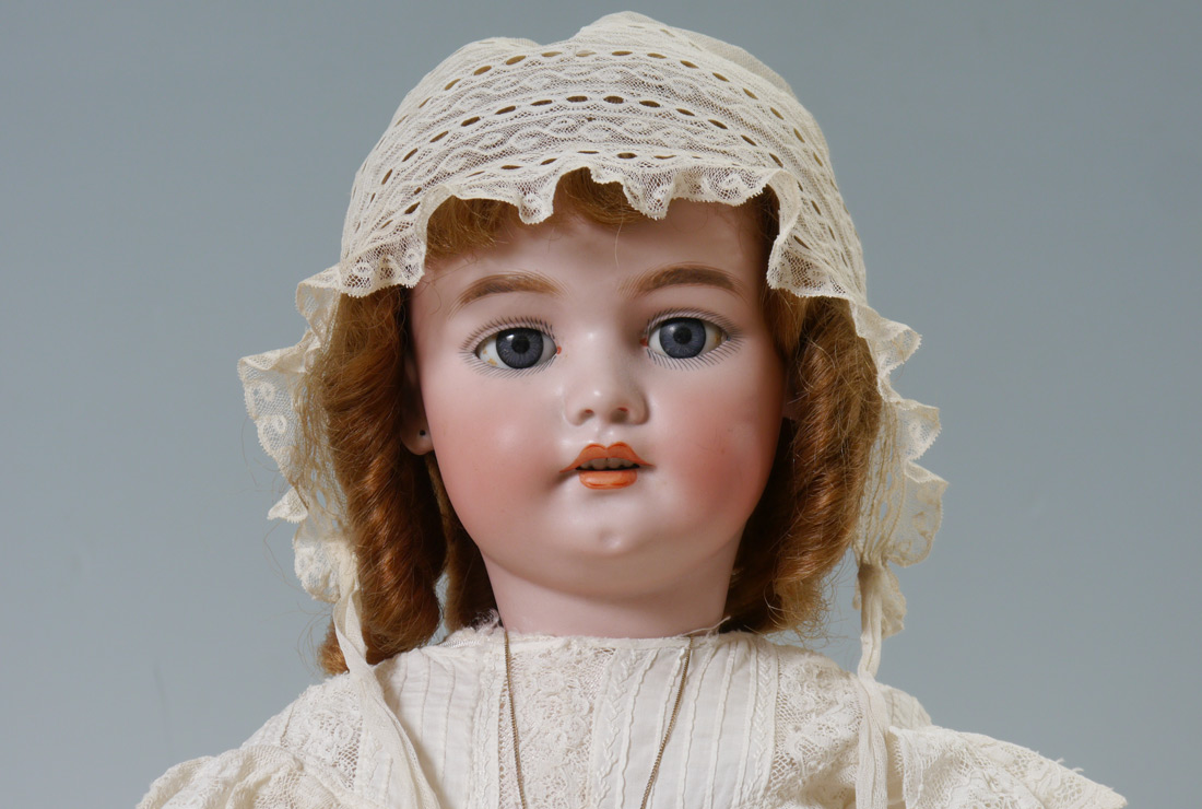 Appraisal: '' SIMON HALBIG GERMAN BISQUE HEAD DOLL Bisque socket head