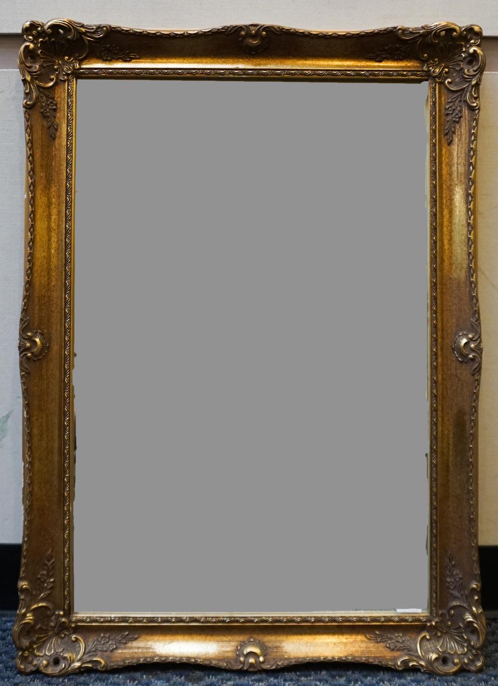 Appraisal: LOUIS XV STYLE GILT DECORATED COMPOSITION FRAME MIRROR FRAME X