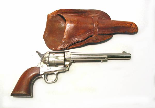 Appraisal: A Colt single action Army revolver with period holster Serial