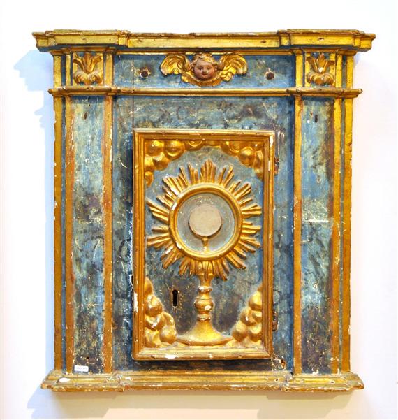 Appraisal: TABERNACLE FRONT late Baroque prob South German late th cent