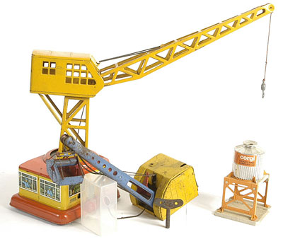 Appraisal: NBN Germany tinplate clockwork Dock Crane - large impressive structure