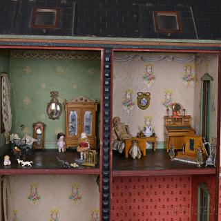 Appraisal: Group of Dolls and Dollhouse Accessories th and th century