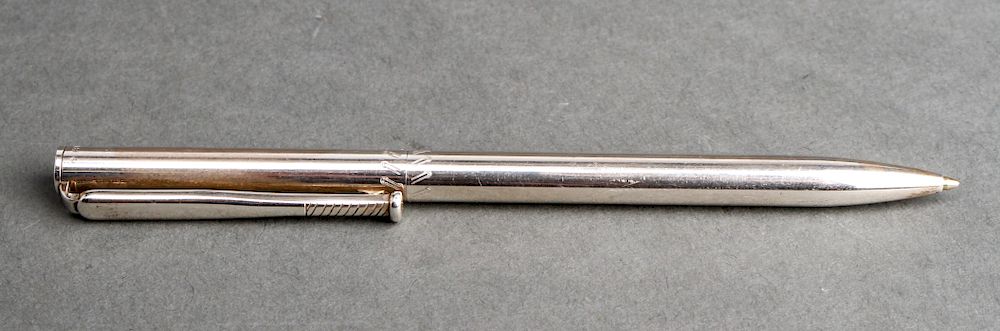 Appraisal: Tiffany Co Silver Ballpoint Pen Baseball Bat Tiffany Co sterling