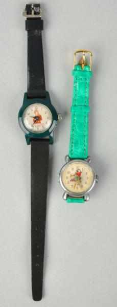 Appraisal: Lot of Vintage Character Wrist Watches Includes Davy Crockett and