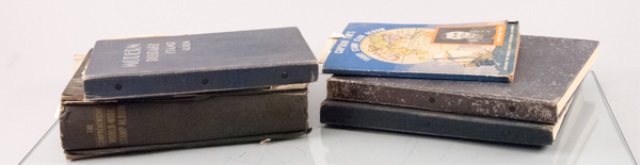 Appraisal: Four Stamp Albums and Captain Tim's Ivory Stamp Club Album