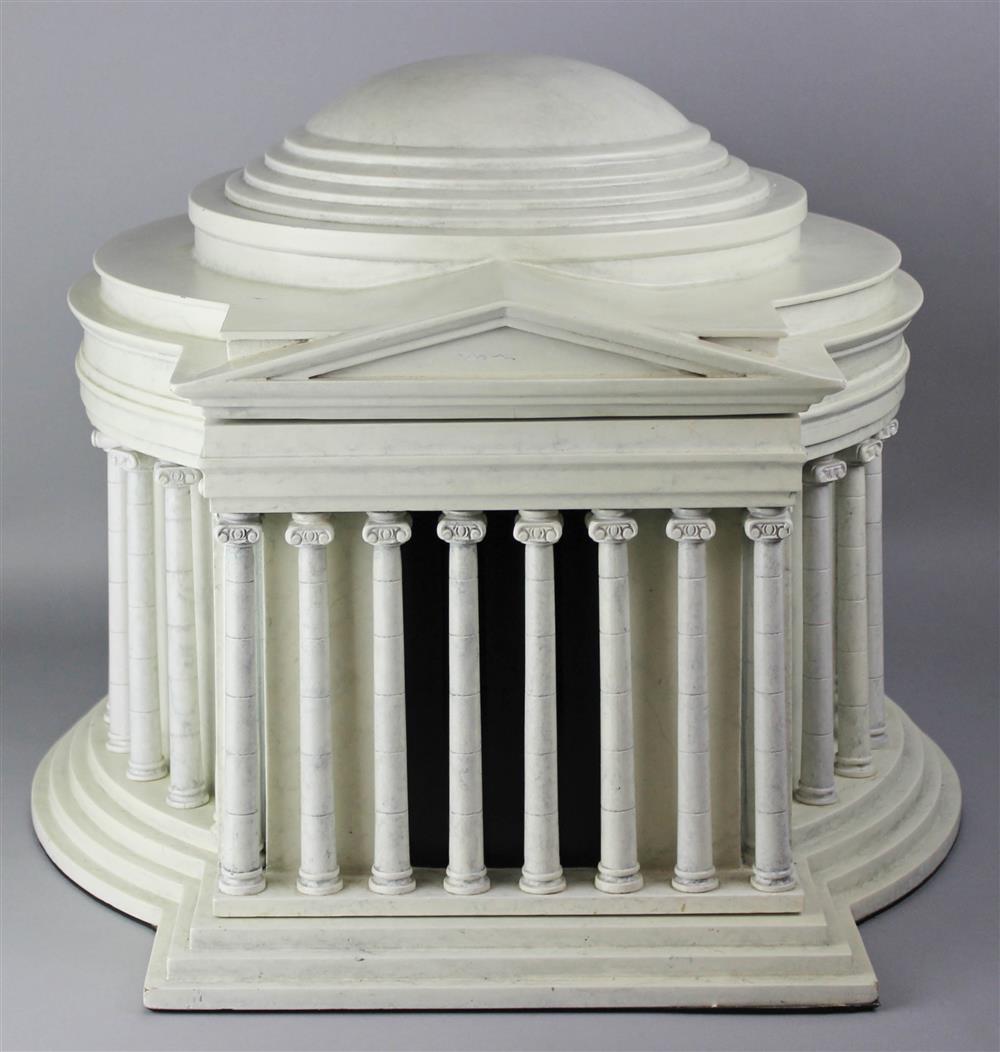 Appraisal: AMERICAN HERITAGE COLLECTION HUMIDOR IN SHAPE OF JEFFERSON MEMORIAL ARCHITECTURAL