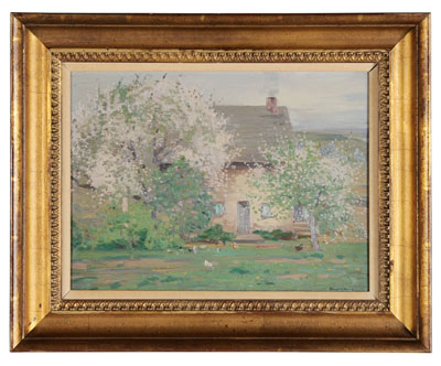 Appraisal: Eliot Candee Clark New York Virginia - Spring Landscape signed