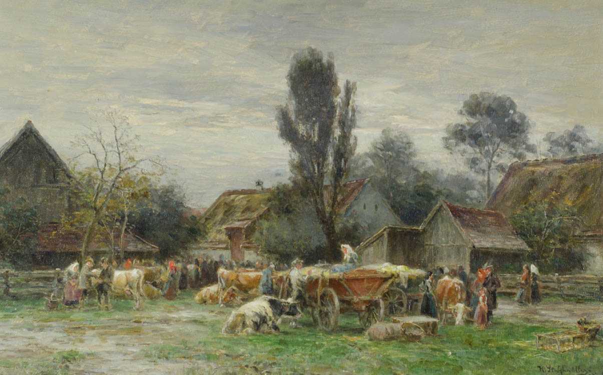 Appraisal: KARL STUHLMULLER OIL ON BOARD German - Country Market Image