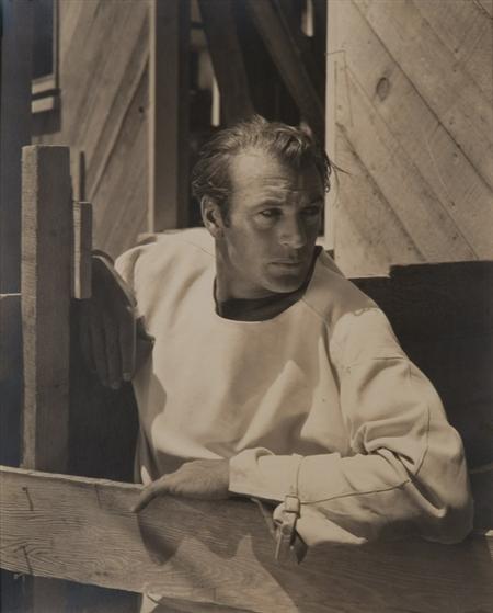 Appraisal: HOYNINGEN-HUENE GEORGE - Untitled Gary Cooper Estimate -