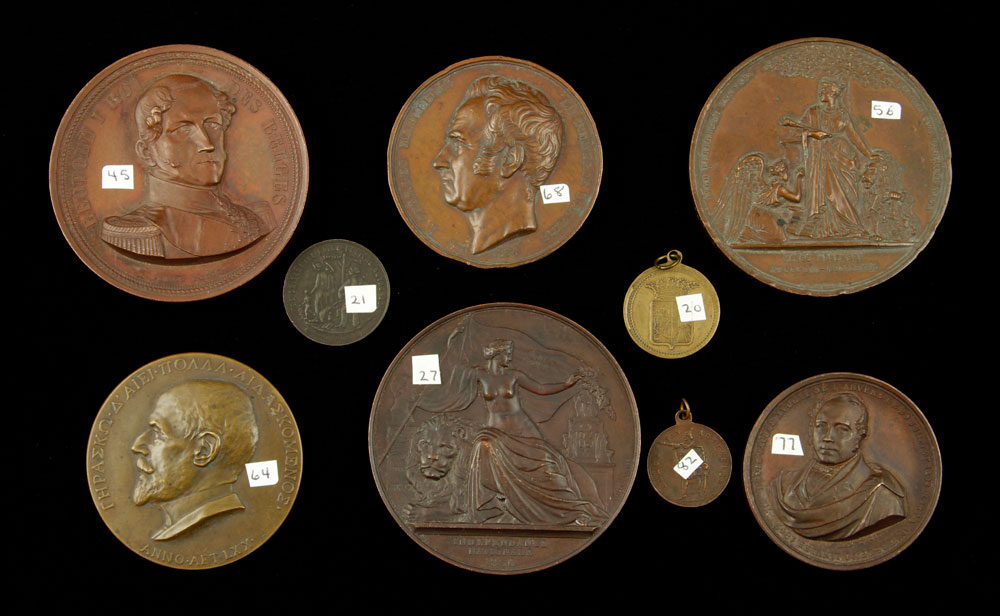 Appraisal: - Lot of Assorted Medals Lot of nine assorted medals