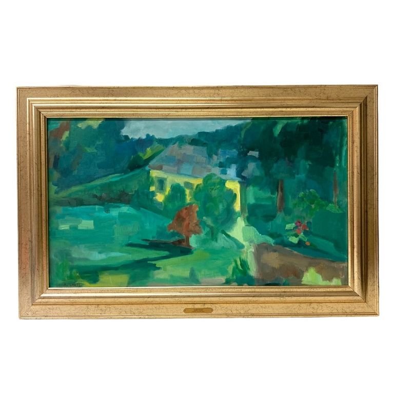 Appraisal: Andr Lhote FRENCH Andr Lhote FRENCH oil on canvas Landscape