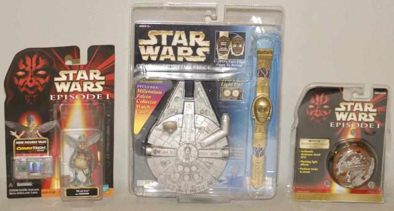 Appraisal: Lot of Modern Star Wars Toys This lot includes several