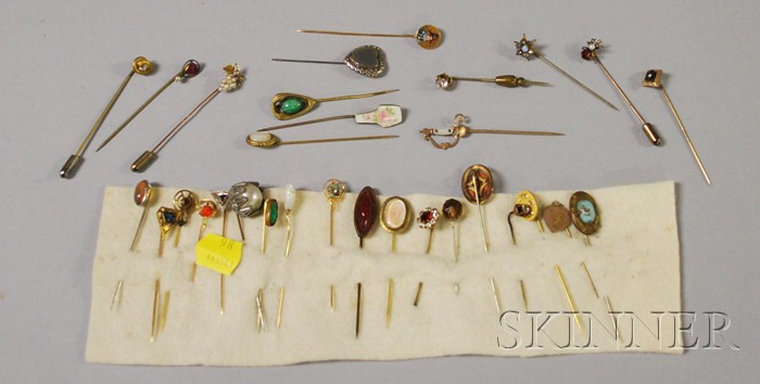 Appraisal: Large Group of Antique Stickpins