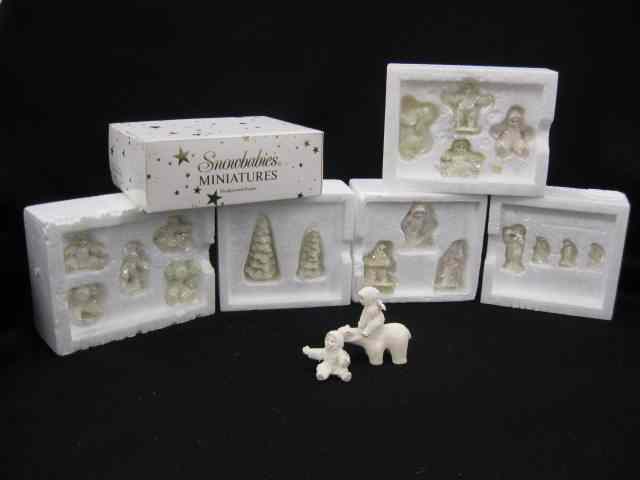 Appraisal: Snowbabie Miniatures Pieces in Boxes lead editions '' to ''