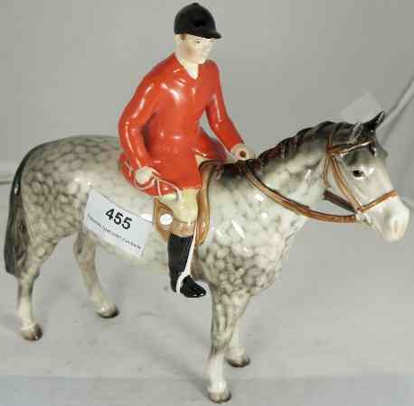 Appraisal: Beswick Huntsman on Rocking Horse Grey Horse