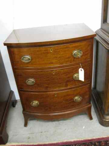 Appraisal: Biggs Mahogany Bedside Chest drawers '' tall '' wide ''