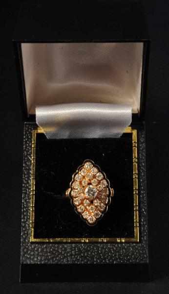 Appraisal: K Y Gold Diamond Ring Description With full cut diamonds