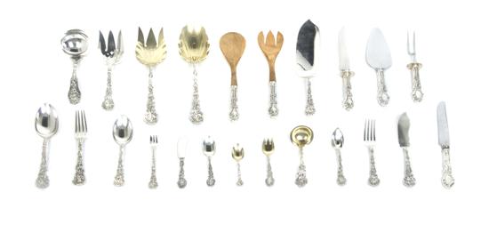 Appraisal: A Partial Assembled American Sterling Silver Flatware Service Gorham