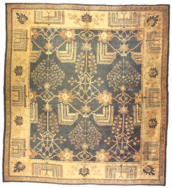 Appraisal: A Donegal carpet Ireland late th century size approximately ft