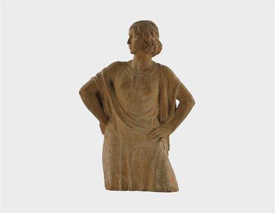 Appraisal: Richard Garbe R A - A terracotta bust of a