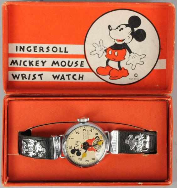 Appraisal: Walt Disney Mickey Mouse Character Wrist Watch Circa Made by