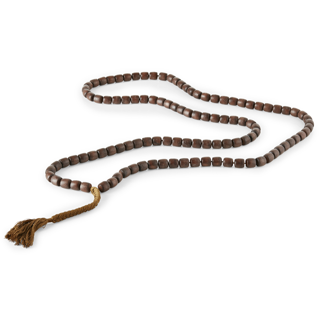 Appraisal: FRAGRANT WOOD PRAYER BEADS a long strand of fragrant well