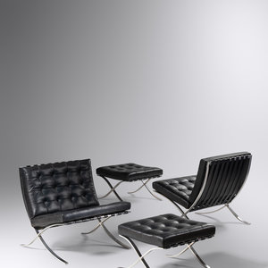 Appraisal: Ludwig Mies van der Rohe German American - Pair of