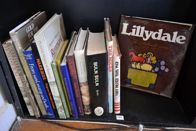 Appraisal: SHELF OF LOCAL HISTORY BOOKS INCL 'HISTORY OF BULA BULA