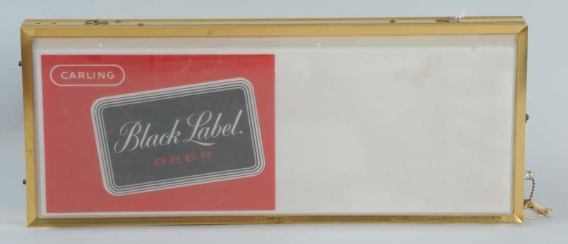 Appraisal: s Carling's Black Label Beer Sign This s era Carling's