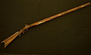 Appraisal: th c Percussion rifle A th century American Percussion rifle