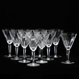 Appraisal: Waterford Crystal Set of Eleven Water Goblets mid th century