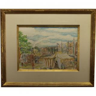 Appraisal: Reynolds Beal - At the Circus Signed and dated lower