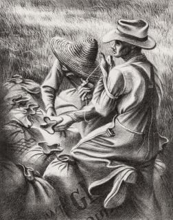 Appraisal: JOSEPH JOHN JOE JONES - PENCIL SIGNED LITHOGRAPH Titled 'Missouri