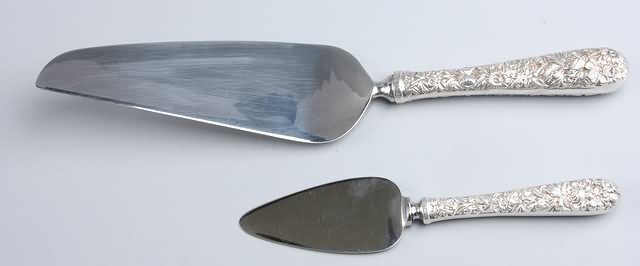 Appraisal: Cheese knife marked S Kirk Son Sterling l stainless steel