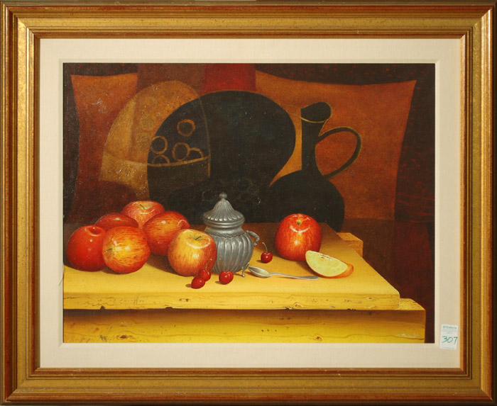 Appraisal: CARLOS PFEIFFER OIL ON CANVAS Argentina born Titled La Cuchara