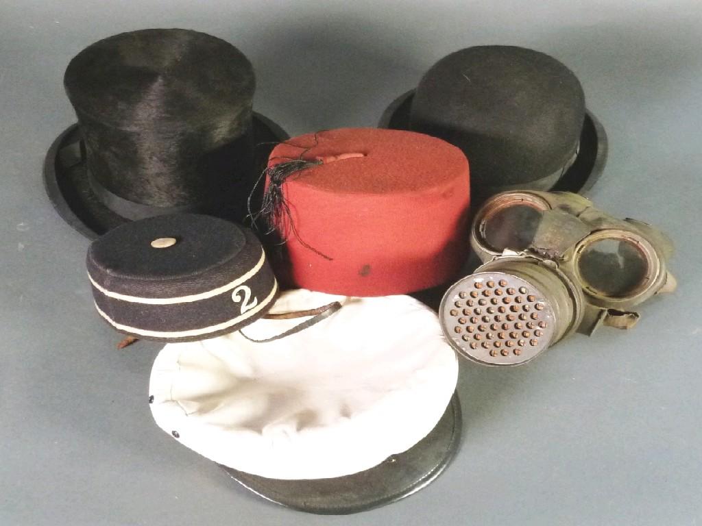 Appraisal: SUNDRY MILITARY AND OTHER CAPS AND HATS including Woodrow London