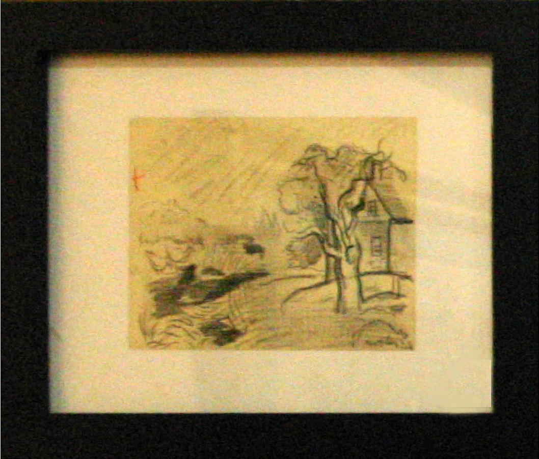 Appraisal: OSCAR F BLUEMNER AMERICAN - TWO SKETCHES OF NUTLEY NEW