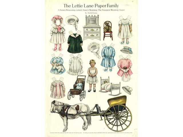 Appraisal: Lettie Lane Betty Bonnet Sheets Collection of uncut magazine sheets